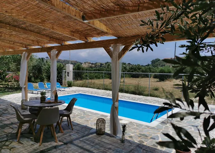 فيلة Kefalonia Olive House Private Pool